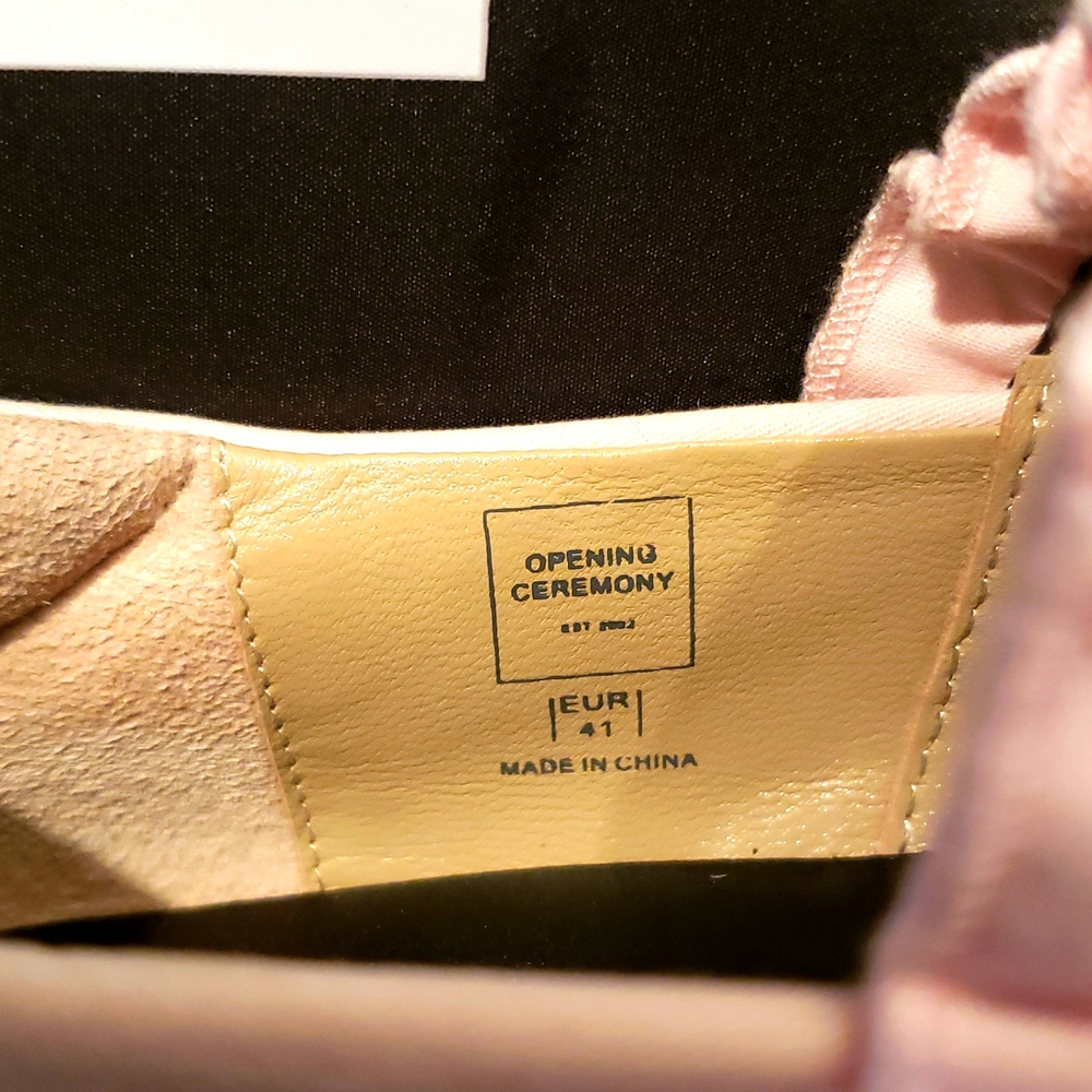 OPENING CEREMONY New Flats Designer Slip-On Platform Sneakers NIB Women's 9 /41 - Picture 14 of 16